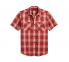 Men's Staple Poplin Shirt - Red Plaid