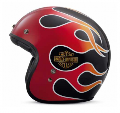 Harley-Davidson Hjälm Retro flame