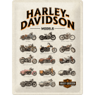Harley-Davidson Models Skylt 30x40