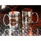 HD Ceramic Cup Chrome Vintage Motorcycle