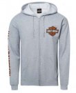 Harley-Davidson Järvsö Hoodie B&S GRAY ZIP