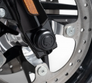 Willie G Skull Front Axle Nut Covers BLACK