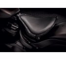 Bobber Leather Solo Saddle - Black