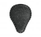 Bobber Leather Solo Saddle - Distressed Black