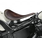 Bobber Leather Solo Saddle - Antique Brown