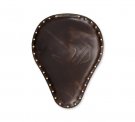 Bobber Leather Solo Saddle - Antique Brown