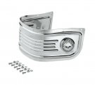 Willie G Skull Front Fender Skirt - Chrome