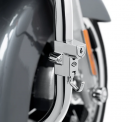 Universal Mount Helmet Lock Chrome