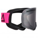 AMOQ Vision Vent+ Magnetic Skoterglasögon Pink-Black - Smoke
