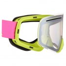 AMOQ Vision Vent+ Magnetic Goggles Pink-HiVis - Silver Mirror