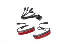 TURN SIGNAL RUN LAMP RED FLHT BLACK