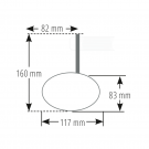 HIGHSIDER pro Bar End Mirror Victory-Blast Black