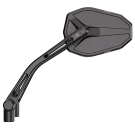 HIGHSIDER pro Handlebar Mirror Victory-Slim Black (Pair)