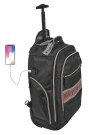 HD Trailblazer USB Charging Port Wheeling Backpack - Rust Vintage
