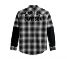 Men's Safari Flannel - Black Plaid
