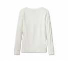 Women's Timeless Long Sleeve Henley - Cloud Dancer