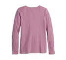 Dusky Orchid Women's Suspension Scoop Neck Henley