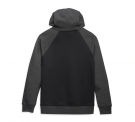 Men's Classic Staple Raglan Hoodie - Colorblocked - Black Beauty