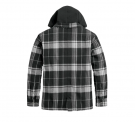 Men's Up North Sherpa Flannel - Black Plaid