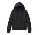 Women's Road Home Sherpa Lined Zip Front Fleece - Black Beauty