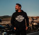 Men's H-D Standard Bar & Shield Pullover Hoodie - Harley Black