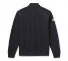 Men's H-D Essential 1/4 Zip Pullover Fleece - Harley Black