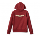 Women's 120th Anniversary Special Zip Front Hoodie - Merlot Heather