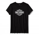 Women's H-D Standard Bar & Shield Tee - Harley Black