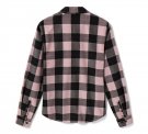 Women's H-D Standard Buffalo Plaid Long Sleeve Shirt - Plaid - Dusty Mauve & Harley Black