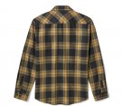 Men's H-D Standard Long Sleeve Plaid Shirt - Chicory & Harley Black