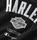 Champion x Harley-Davidson Fanatic Crew Neck Sweatshirt - Black & Silver Champion