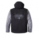 Men's 120th Anniversary Deflector Riding Fleece - Black & Quiet Shade