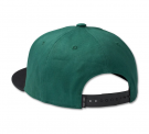 Bar & Shield Snapback Cap - Bistro Green