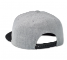 Bar & Shield Snapback Cap - Medium Grey Heather