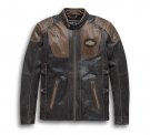 Harley-Davidson Men's H-D Triple Vent System Trostel Leather Jacket