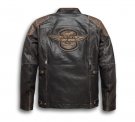 Harley-Davidson Men's H-D Triple Vent System Trostel Leather Jacket