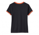 Women's Iconic V-Neck Shoulder Stripe Tee