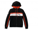 Women's Rally Stripe Zip Front Hoodie