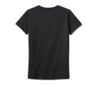 Women's Bar & Shield Short Sleeve Tee - Black Beauty