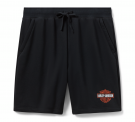 Harley-Davidson Shorts Essential Bar & Shield Fleece black