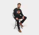 Men's Bar & Shield Long Sleeve Graphic Tee