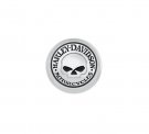 Willie G Skull Fuel Cap Medallion - Chrome