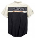 Harley-Davidson® Men's Racing Colorblocked Short Sleeve Woven Shirt