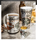 HD Ceramic Cup Chrome Vintage Motorcycle