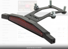 RH Sportster Rear bracket kit for use with Kellermann Atto