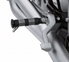 DIAMOND BLACK FOOTPEGS WITH WEAR PEG