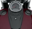 Flush-Mount Fuel Cap and Left Side Tank Cap Kit Black