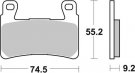SBS Bromsbelägg Fram Dyna/Soft MM 2015-