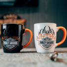 H-D B&S Flames Color Change Mug Set