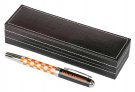 Harley-Davidson® Checkered Black Ink Pen w/ Black Gift Box - Orange